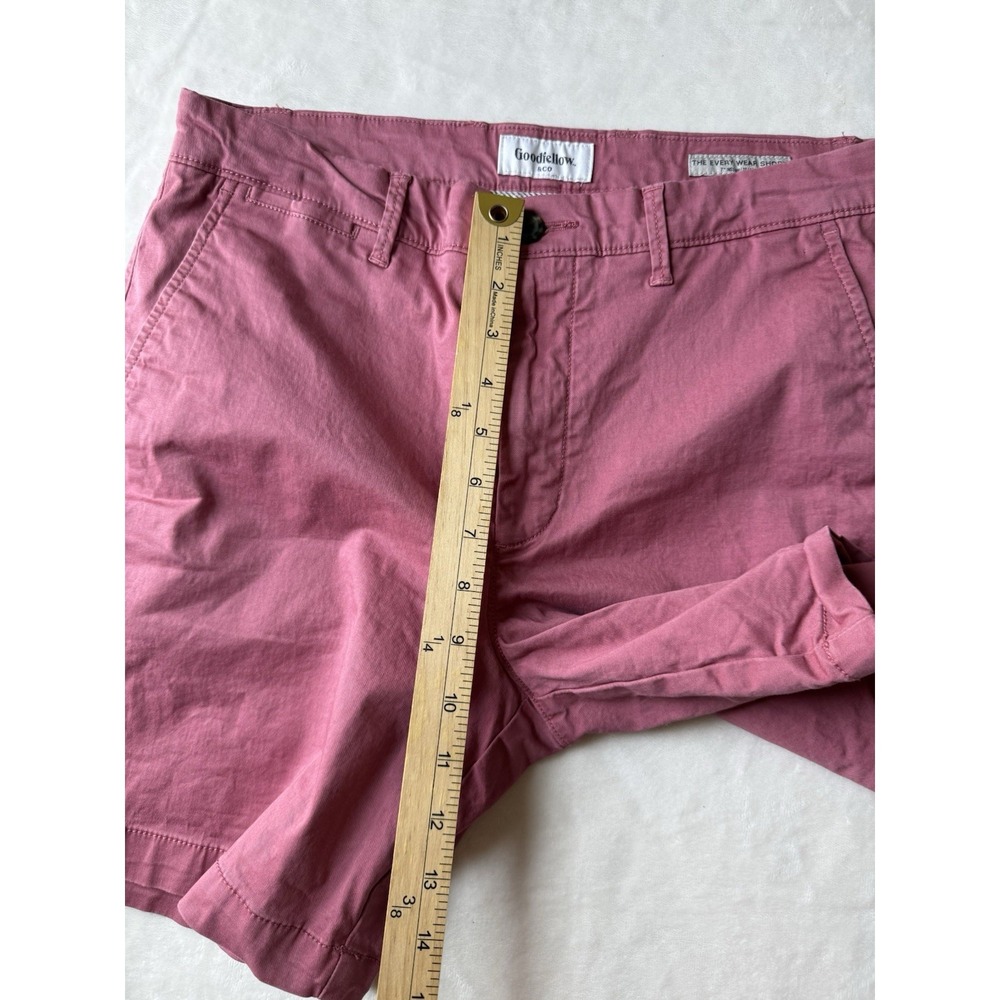 Goodfellow & Co Men's Pink Chino Shorts Size 30 Casual Summer Everywhere  Shorts - Picture 9 of 11